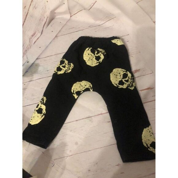 Small shop instagram skull halloween toddler harem pants size 18-24 months - Picture 2 of 5